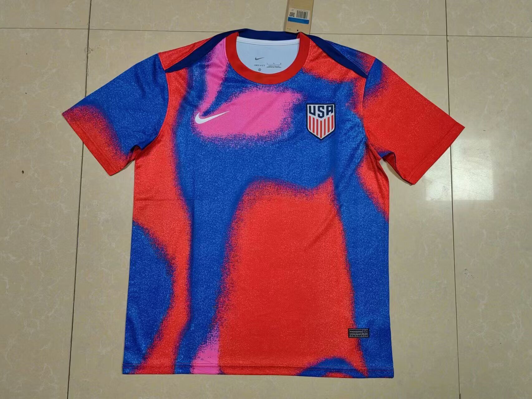 AAA Quality USA 24/25 Blue/Red Training Jersey